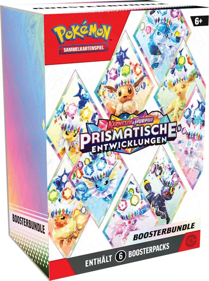 POKEMON Prismatische Entwicklungen 10x 6er Booster Bundle im CASE (Deutsch)