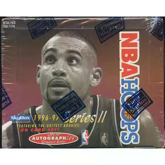 NBA 1996-97 Skybox Hoops Series 2 Basketball 18ct Retail Box (Kobe/Iverson RC)