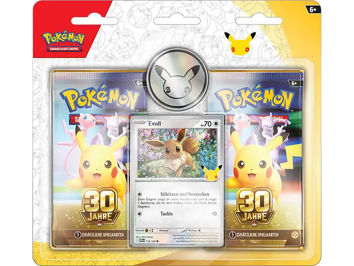 POKEMON 30 Jahre 2-Pack Blister  DE
