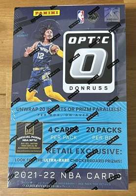 NBA 2021/22 Panini Optic Donruss Basketball Retail Box