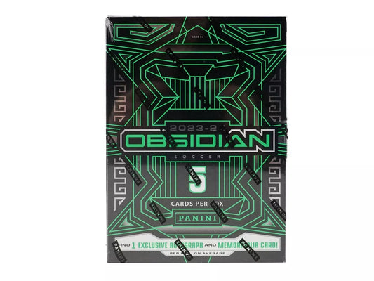 SOCCER 2023-24 Panini Obsidian International Hobby Box (1+1 Auto/ Memo)