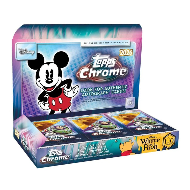 2026 Topps Chrome Disney - Hobby Box (Vorbestellung !! erscheint voraussichtlich 17. Juni 2026) (Kopie) (Kopie)
