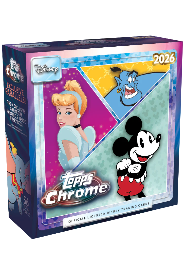 2026 Topps Chrome Disney - Mega Box (Vorbestellung !! erscheint voraussichtlich 17. Juni 2026)