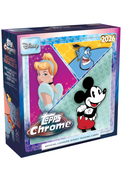 2026 Topps Chrome Disney - Mega Box (Vorbestellung !! erscheint voraussichtlich 17. Juni 2026)