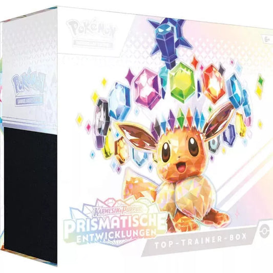 POKEMON Prismatische Entwicklungen Top-Trainer-Box (Deutsch)