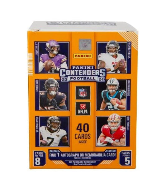 NFL 2024 panini contenders football blaster box (1 Auto)
