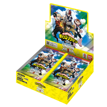UNION ARENA - My Hero Academia Volume 2 Booster Display  JP