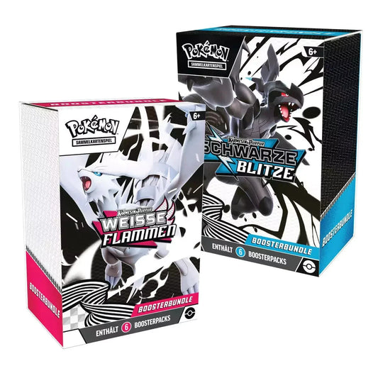 POKEMON Schwarze Blitze und Weisse Flammen im Booster Bundle Set (2) DE