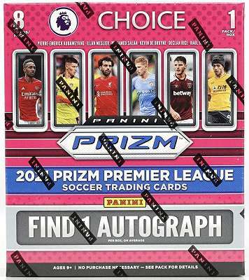 SOCCER 2021-22 Panini Prizm Premier League Hobby Choice Box