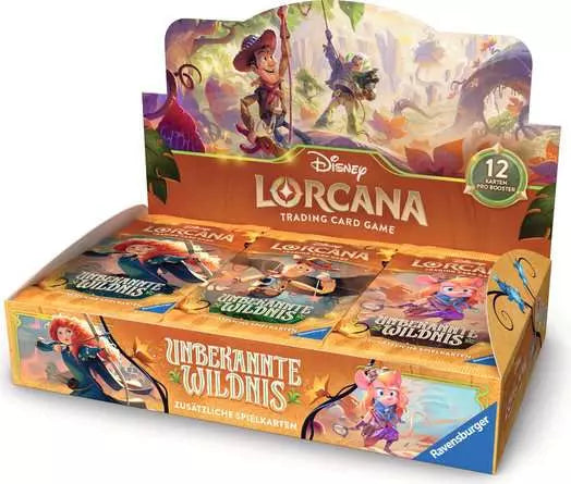 Disney Lorcana 12 Unbekannte Wildnis - Booster Display (24 Booster) (DE)