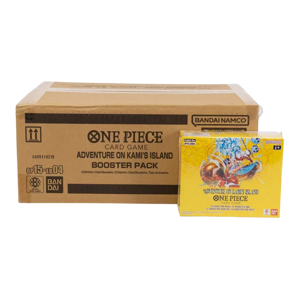 One Piece Card Game OP15 (+EB-04) Adventure on Kami's Island 12er Display Case EN