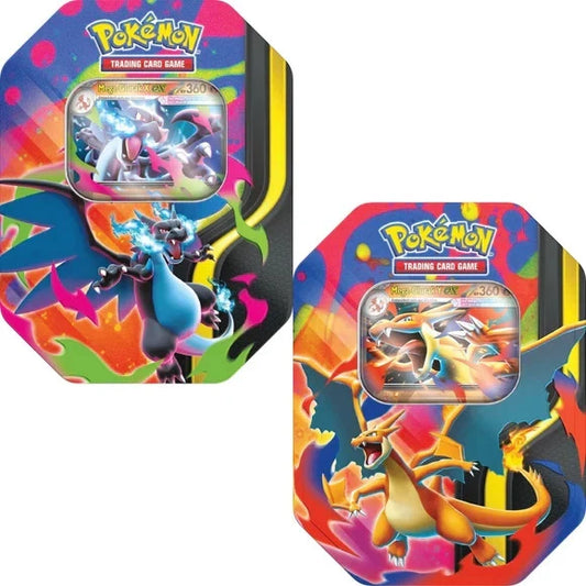 POKEMON Tin Box Mega Glurak X Und Y Bundle Deutsch