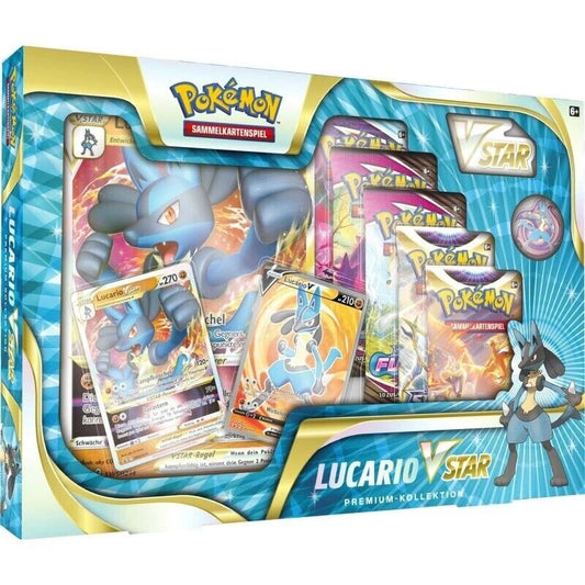 POKEMON - LUCARIO V-STAR PREMIUM-KOLLEKTION - DE