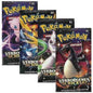 Pokemon Verborgenes Schicksal Booster Pack  komplettes 4er artwork-Set  DE