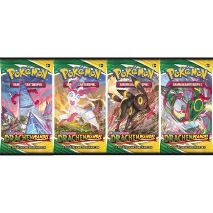 drachenwandel booster box POKEMON Drachenwandel 4 Booster Pack Bundle