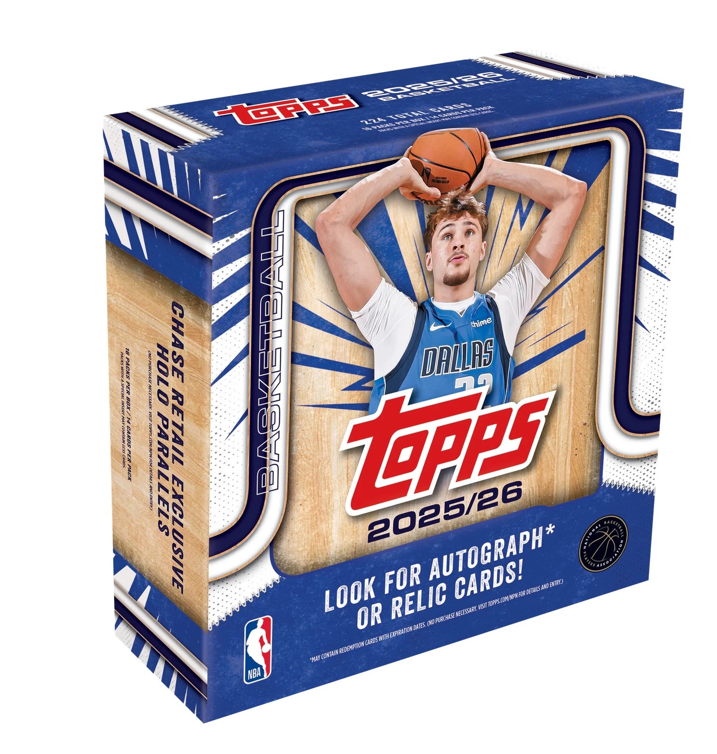 NBA 2025-26 Topps NBA Flagship Basketball Mega Box