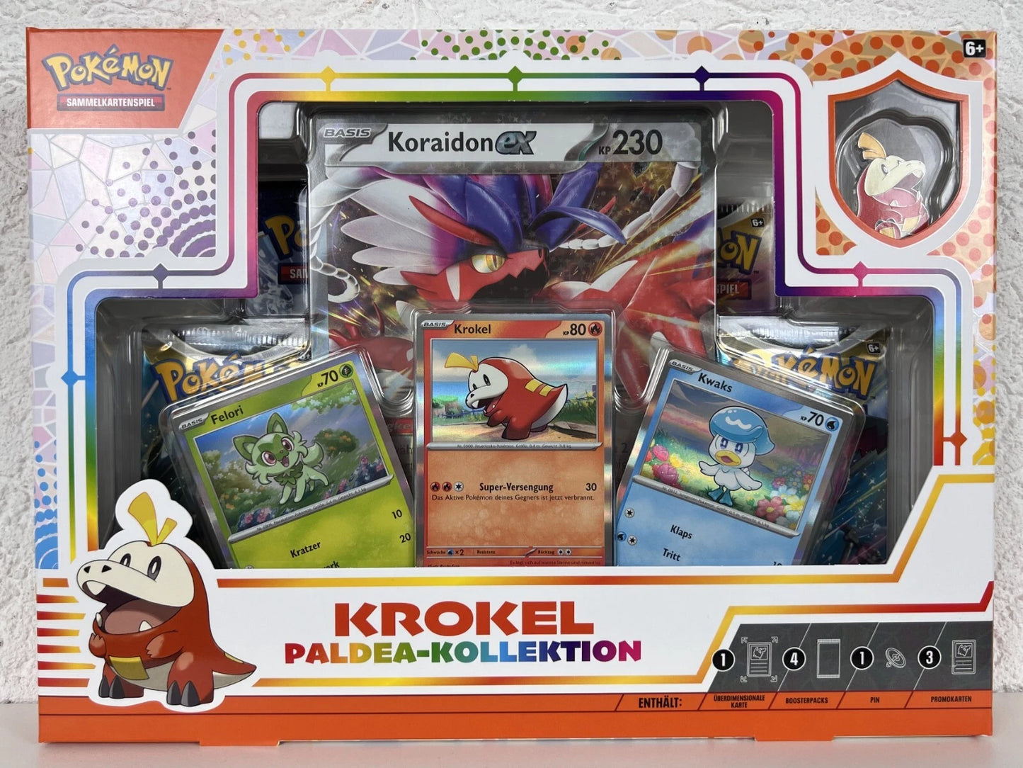 POKEMON: Paldea-Kollektion: Krokel Box DE