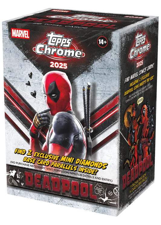 Deadpool Wolverine 2025 Topps Chrome Blaster Box