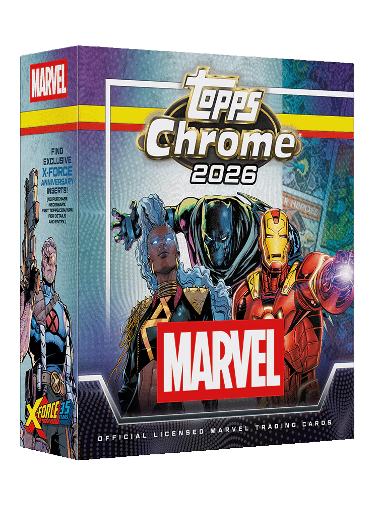 2026 Topps Chrome Marvel Comics Mega Box