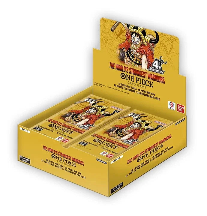 One Piece The World's Strongest Warriors (OP-17) Booster Box EN  (Vorbestellung !! erscheint voraussichtlich erst nach dem 28.8.2026)