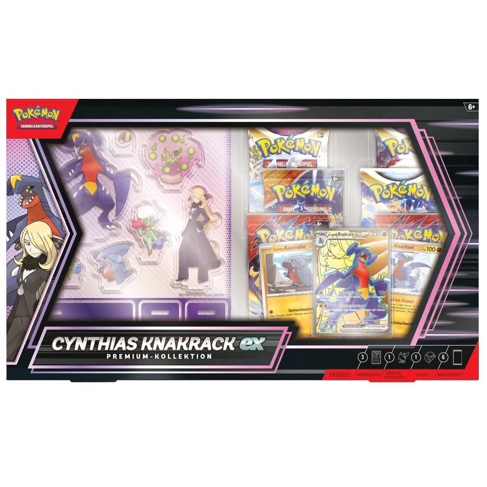 Pokemon - Cynthias Knakrack-EX Premium Kollektion DE