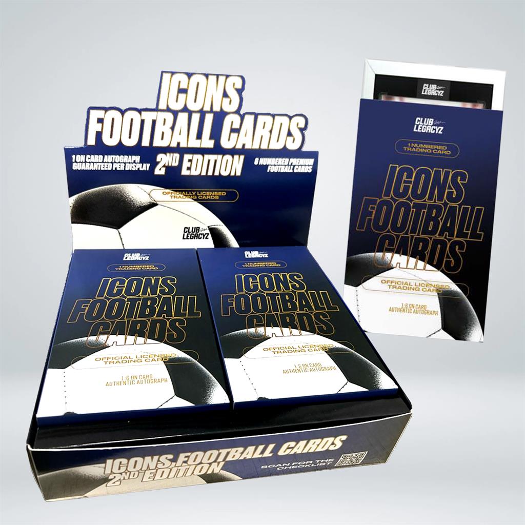 SOCCER Club Legacyz Icons 2nd Edition Football Cards Display (6 Boxes) - EN
