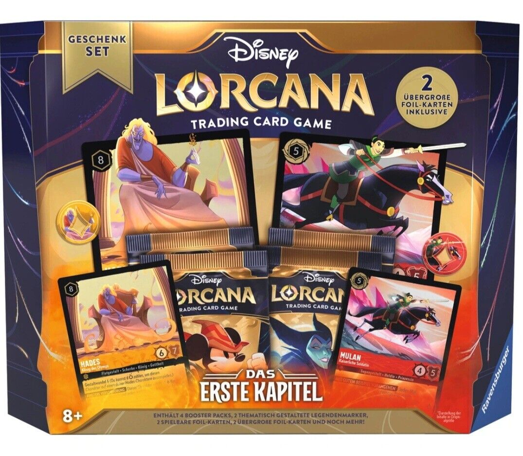 DISNEY lorcana geschenk set - das erste kapitel DE