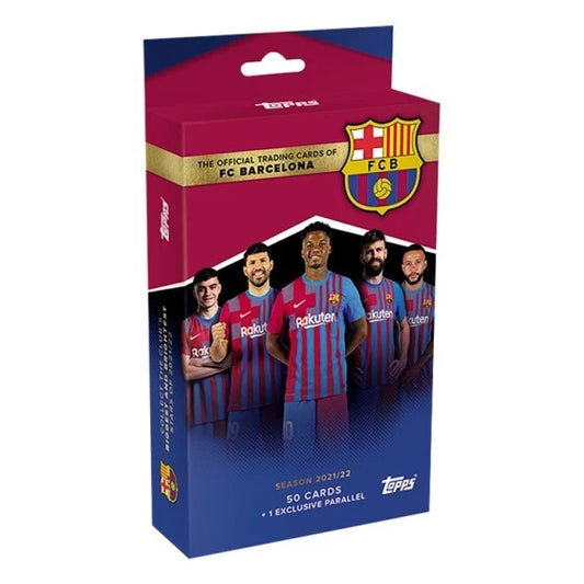 Barcelona 2021-22 TOPPS BOX Offizielles Team-Set