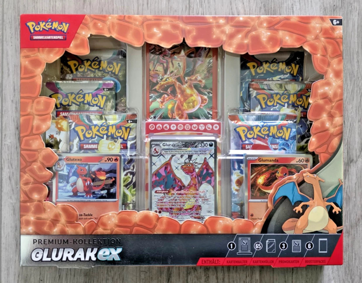 POKEMON Glurak ex premium Box DE