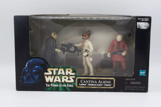 Hasbro Star Wars The Power of the Force Cantina Aliens Actionfiguren