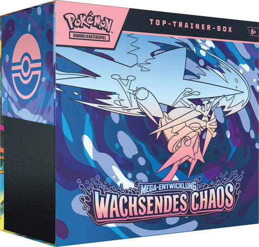 POKEMON Wachsendes Chaos Top-Trainer-Box DE (Vorbestellung !! erscheint voraussichtlich 22. Mai 2026)