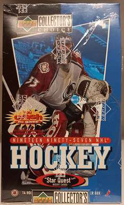 NHL 1997 Upper Deck Collectors Choice Hockey Jumbo Hobby Box