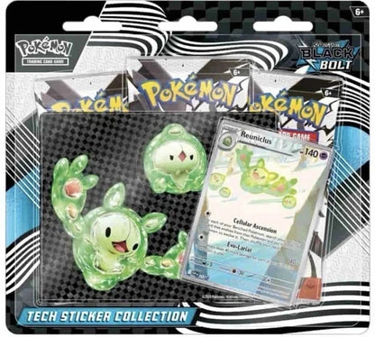 Pokemon Black Bolt Tech Sticker Collection 3er Blister EN