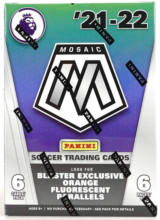 SOCCER 2021-22 Panini Mosaic Premier League Blaster Box