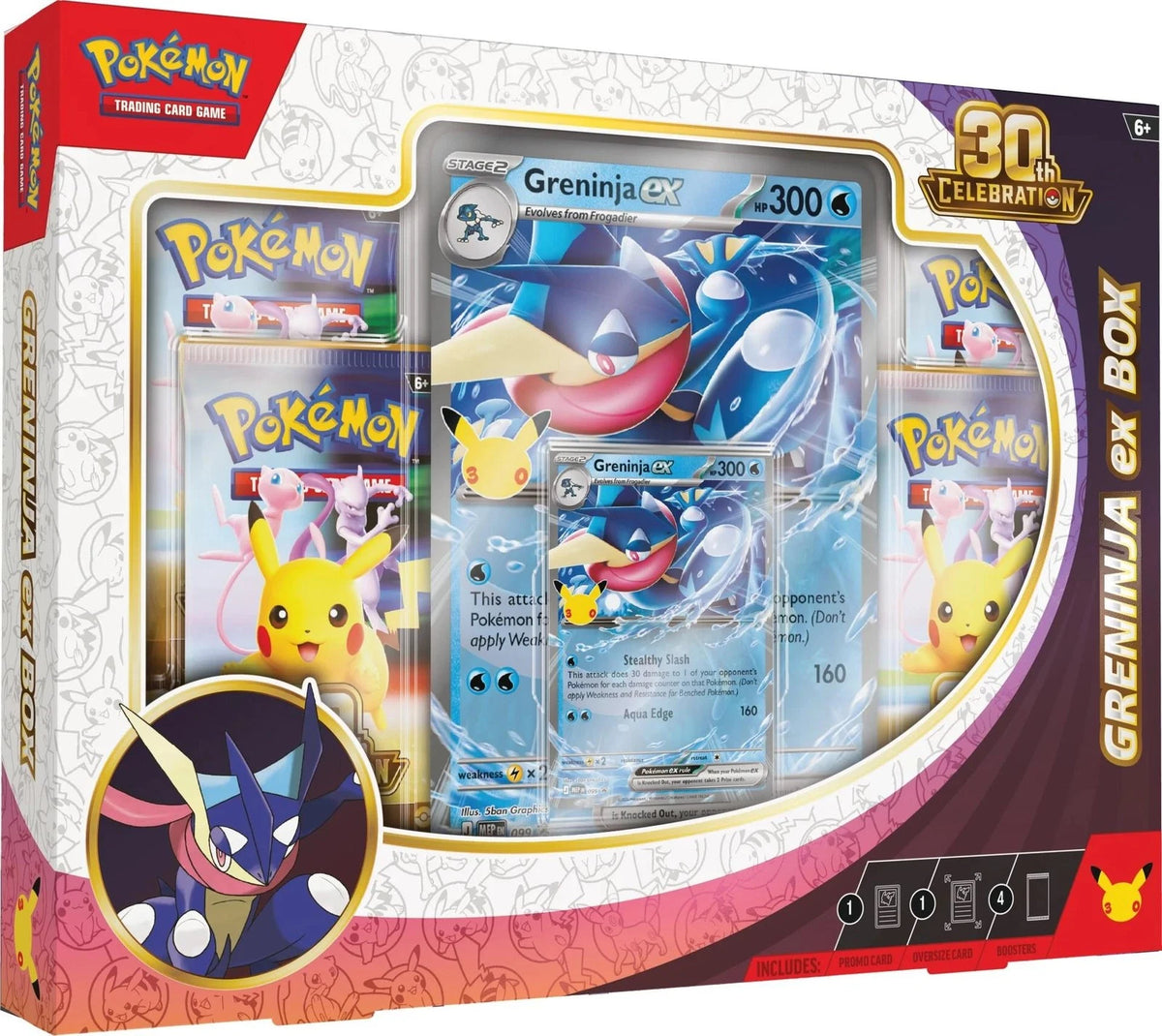 Pokémon TCG 30th Celebration ex Box Greninja ex EN