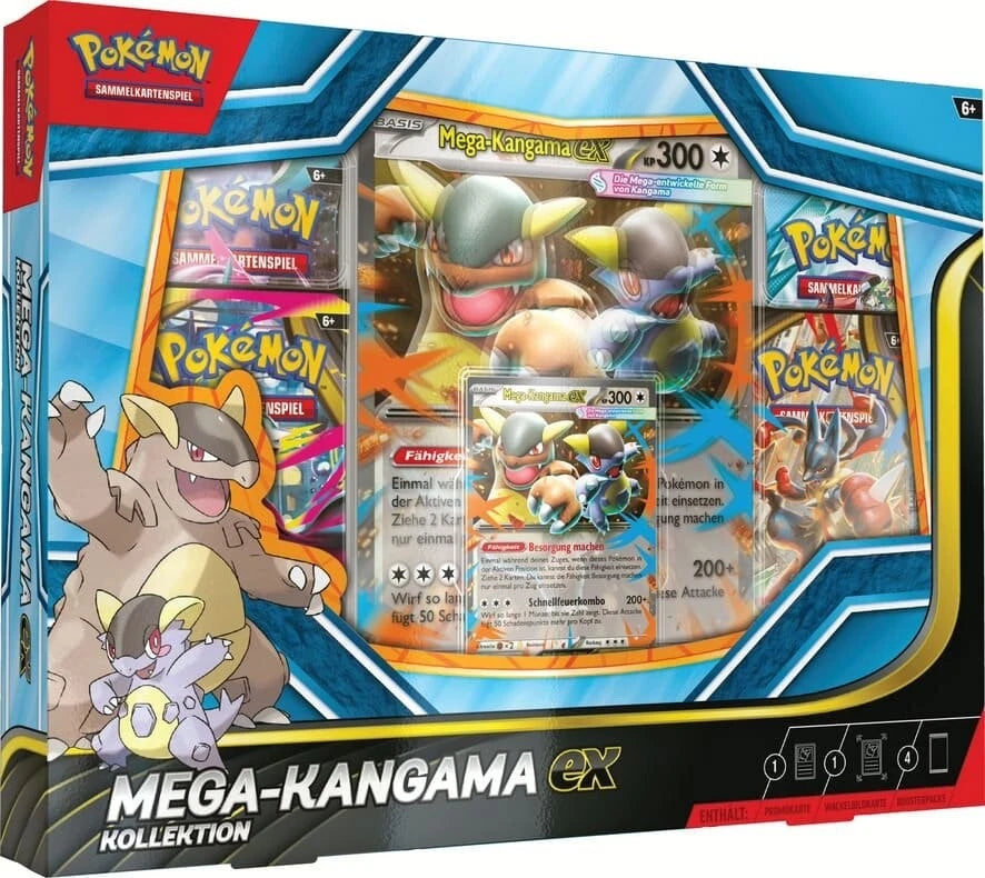 Pokemon Mega Kangama EX Kollektion DE