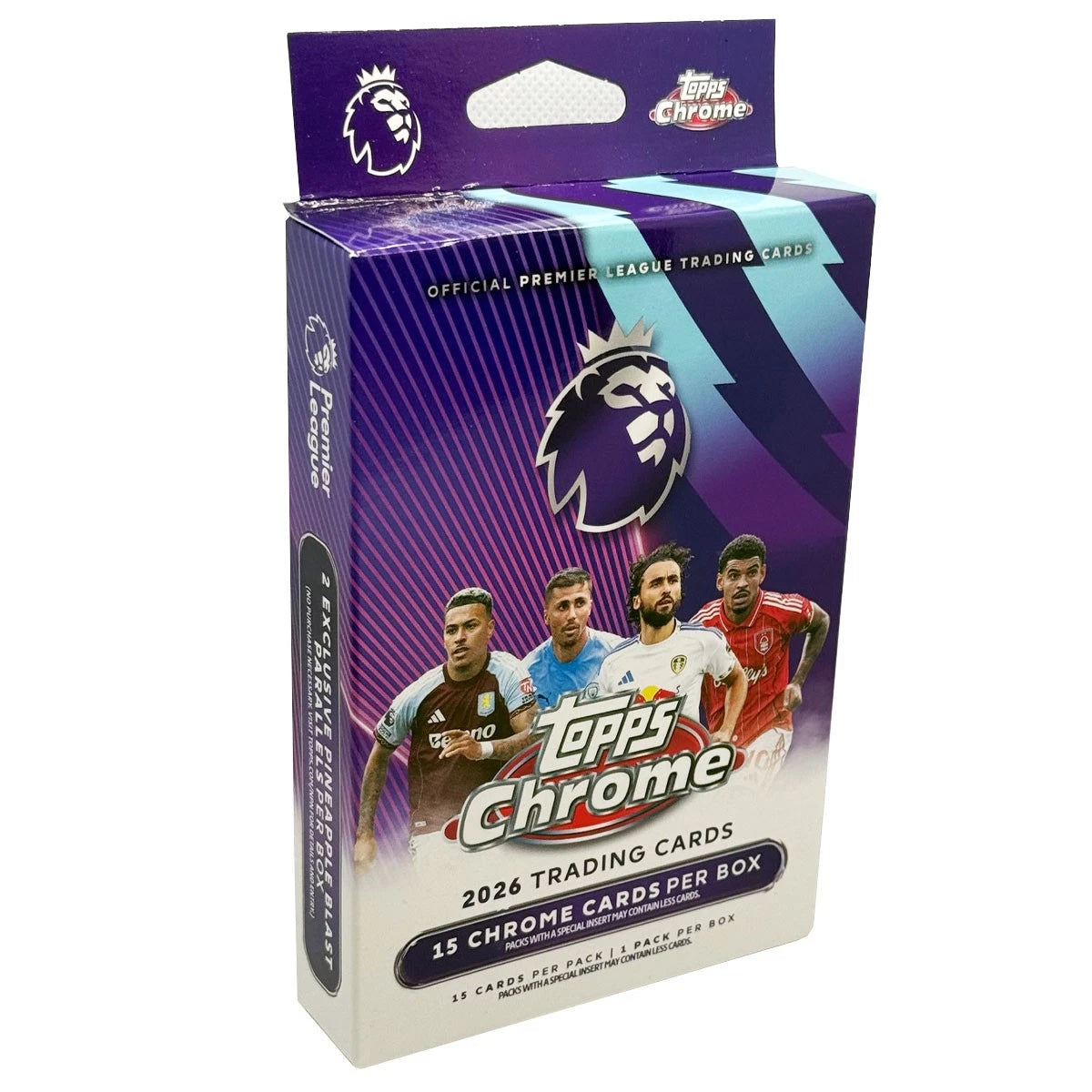 3x SOCCER 2026 Topps Chrome Premier League Hanger Box im Set  EPL