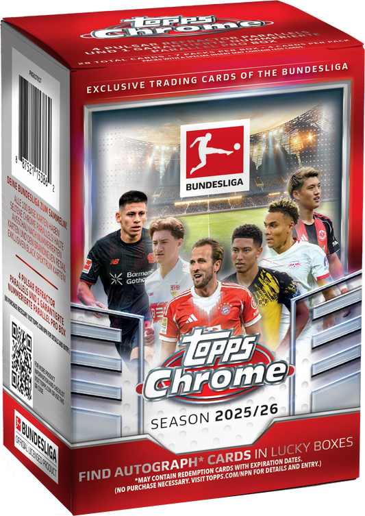 Bundesliga 2025/26 Topps Chrome - Blaster Box