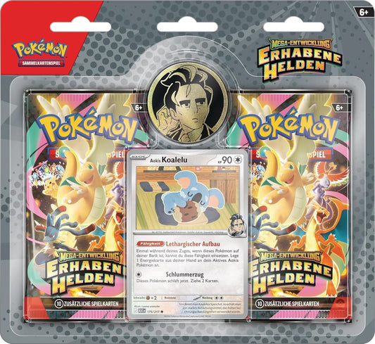 POKEMON - beide Erhabene Helden 2er Blister (Tangela + Koalelu) im Set DE