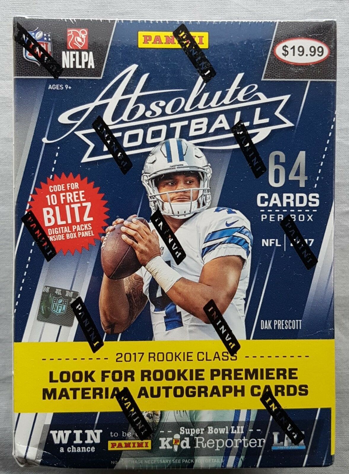 NFL 2017 Panini Absolute Football blaster box/ Mahomes Rookie