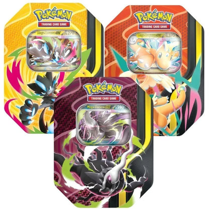 Pokemon Mega-Kräfte alle 3x Tin Boxen 2026 Darkrai, Dragoran & Zeraora Tins im Set DE