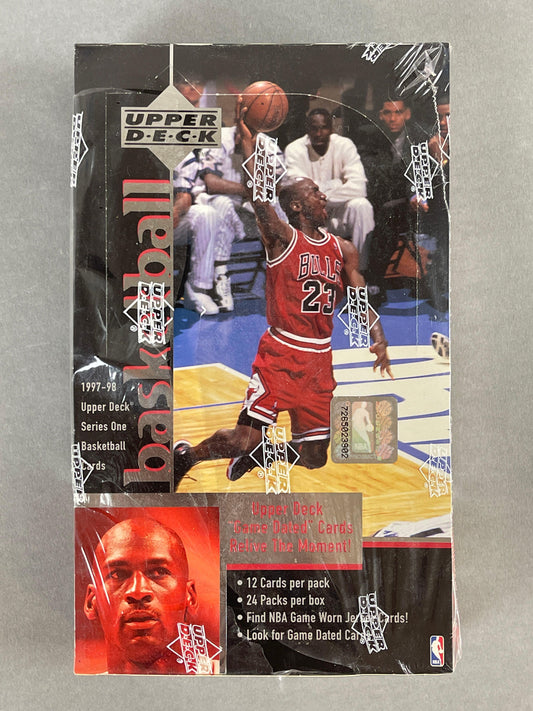 NBA 1997-98 Upper Deck Series 1 Sealed HOBBY BOX  Michael Jordan