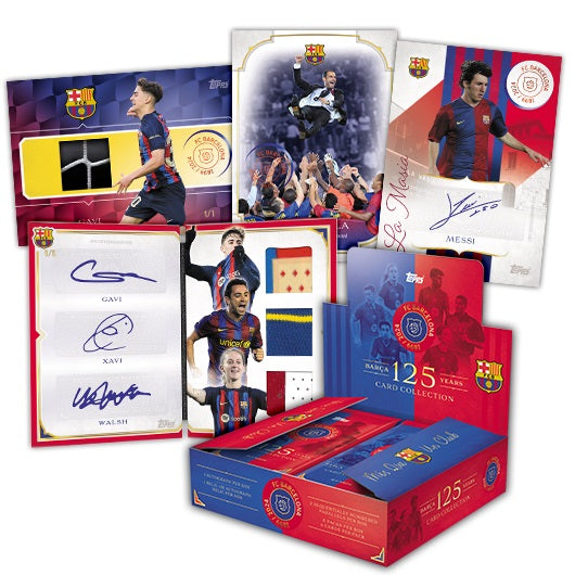 SOCCER Topps FC Barcelona 125th Anniversary - Hobby Box