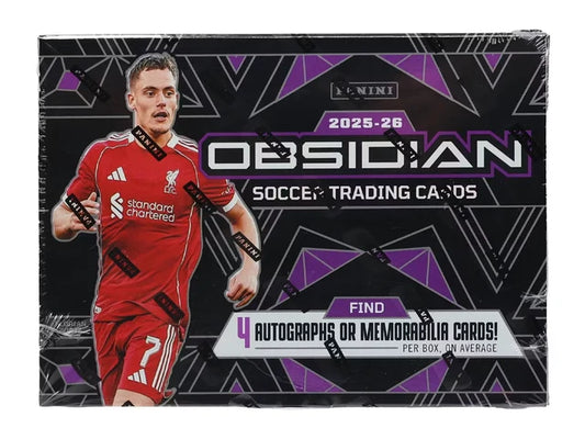 2025-26 Panini Obsidian Soccer Hobby Box (4 Auto/Memo)