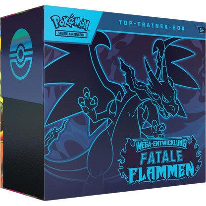 POKEMON Mega-Entwicklung: Fatale Flammen Top Trainer Box DE