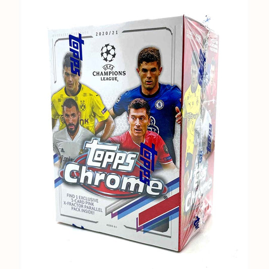 SOCCER 2020-21 Topps Champions League Chrome UEFA blaster Box