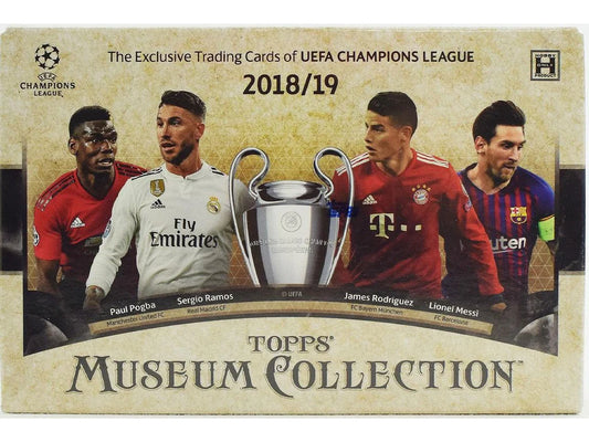 SOCCER 2019 Topps UEFA Champions League Museum Collection Card Box (3 Auto/ Relic)