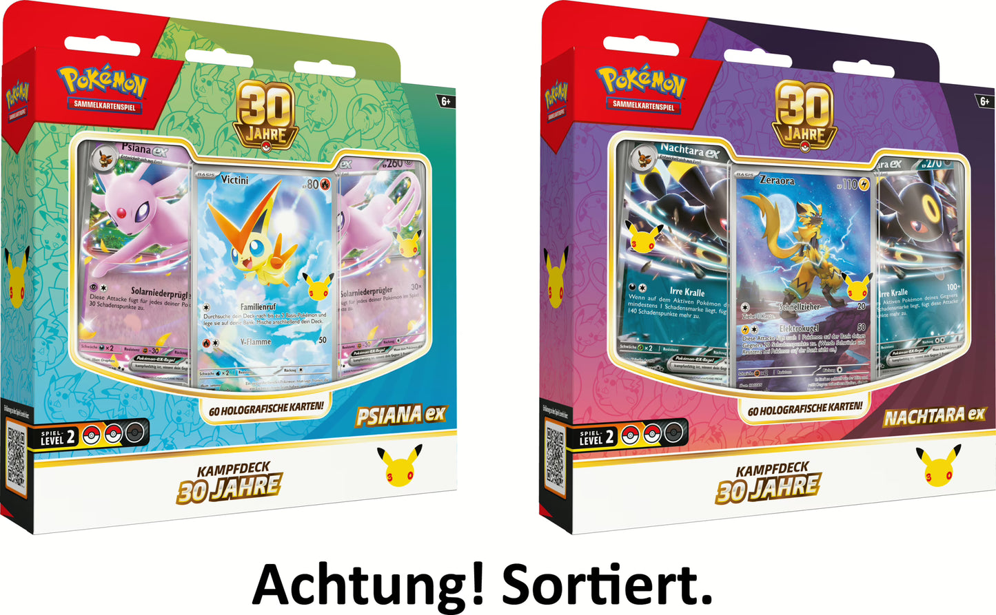 POKEMON 30 Jahre Kampfdeck Tag/Nacht 2er Set  EVT 30. Oktober 2026