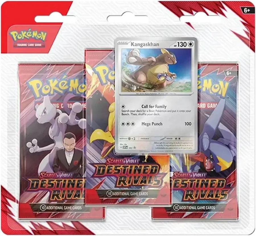 POKEMON Destined Rivals 3 pack blister booster EN