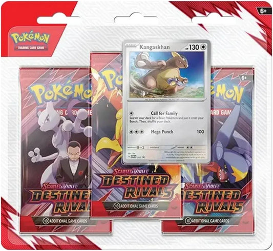 POKEMON Destined Rivals 3 pack blister booster EN